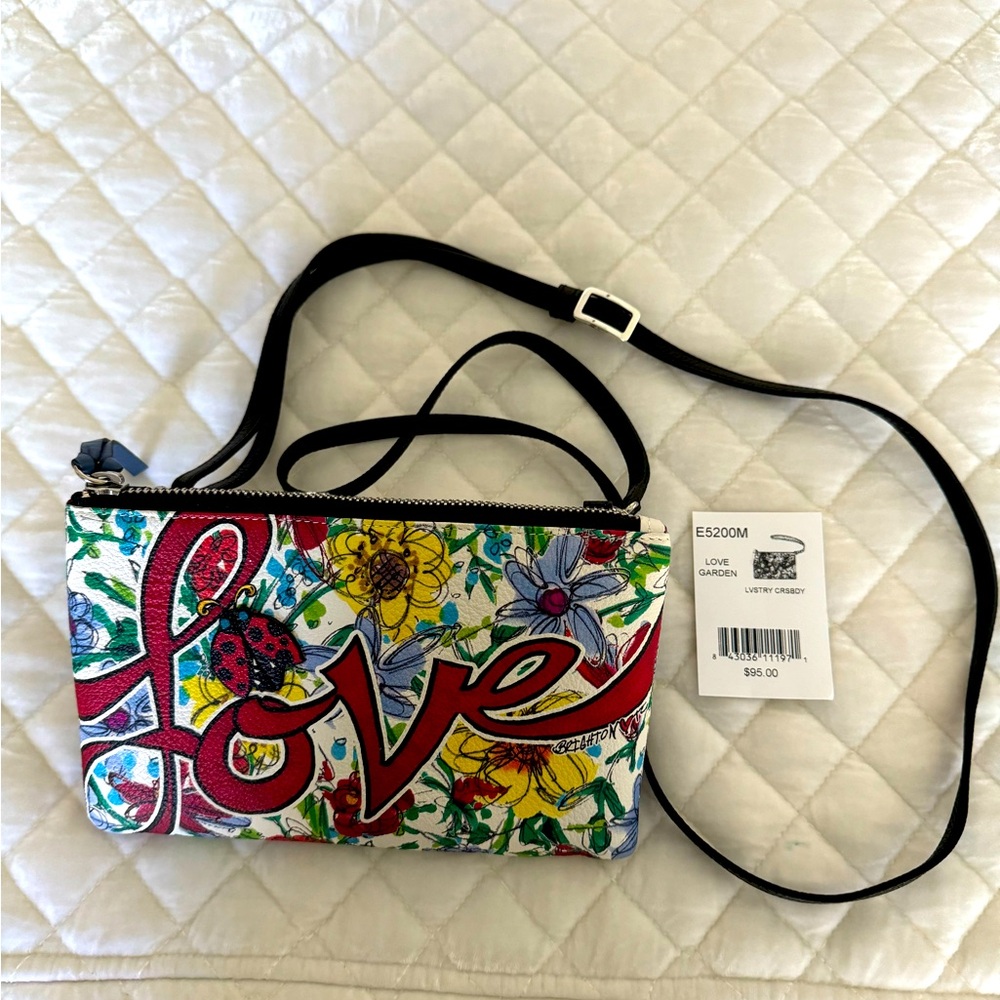 NWT Brighton Love Garden Crossbody purse/clutch